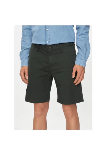 Мъжки шорти - Marc O'Polo - 303612474 - Памук - Зелен