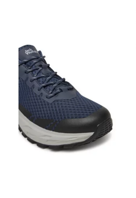 Мъжки спортни обувки - A64206 -  Текстил - Тъмносин