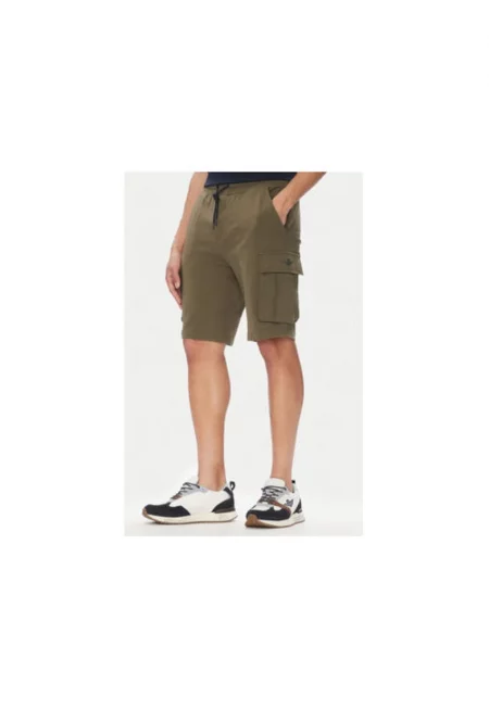 Мъжки спортни шорти  251BF025F459 - Памук/Еластан - Каки - Каки