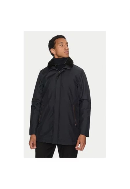 Мъжко палто -  304174612 - Полиестер - XL INTL - Син