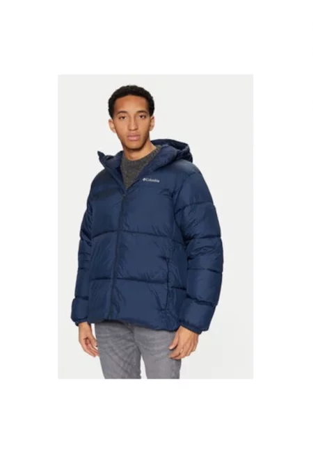 Мъжко яке -  303981587 - Полиестер - Син - Син