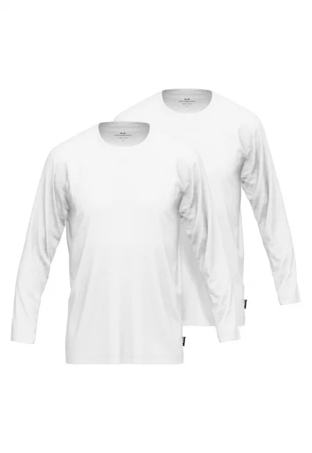 Памучна блуза с дълги ръкави - 2 броя