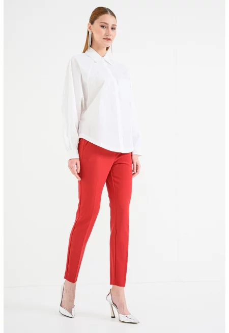 Памучна риза Belska - Бял