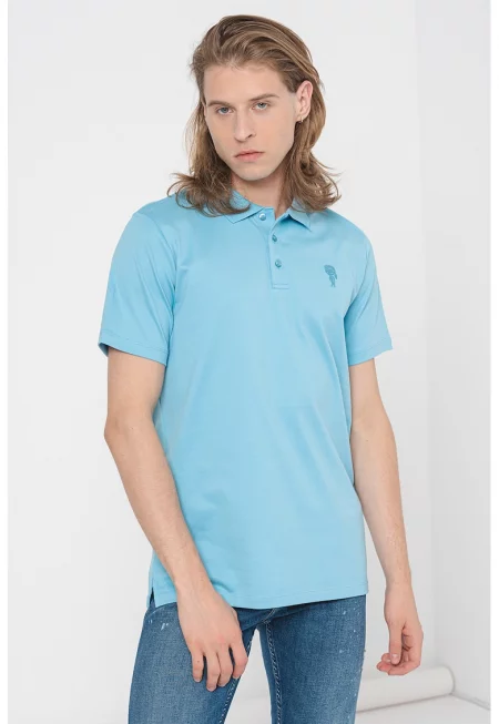 Памучна тениска с яка