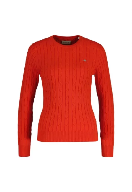 Плетен пуловер по тялото