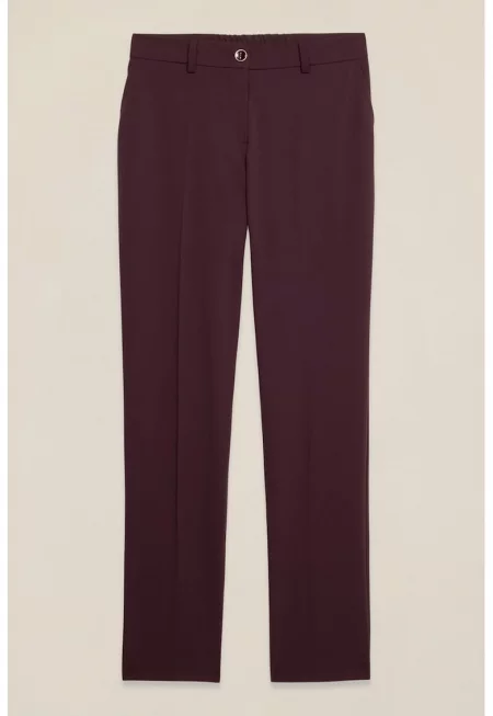 Прав плисиран панталон