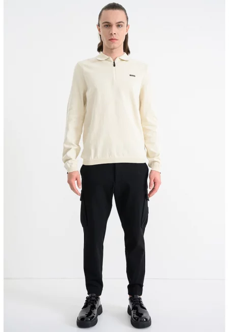 Пуловер K_Ever с къс цип