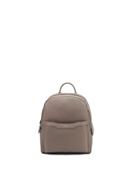 Раница от еко кожа - Сиво-кафяв