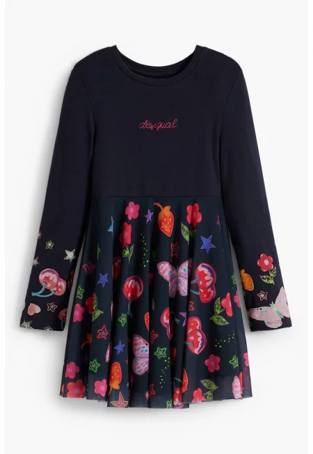 Разкроена флорална рокля