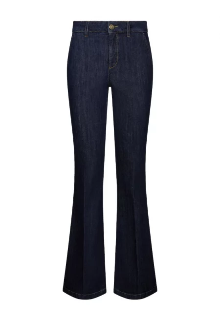 Разкроени дънки с цепки встрани - Черен