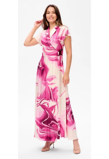 Рокля с деколте тип прегърни ме