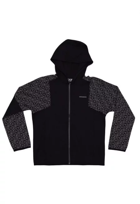 Суитшърт с цип  TRAIN GRAPHIC SERIES BOY HOODIE FZ COFT MONOGRAM LOGO-7B000280-AF13512-UC001