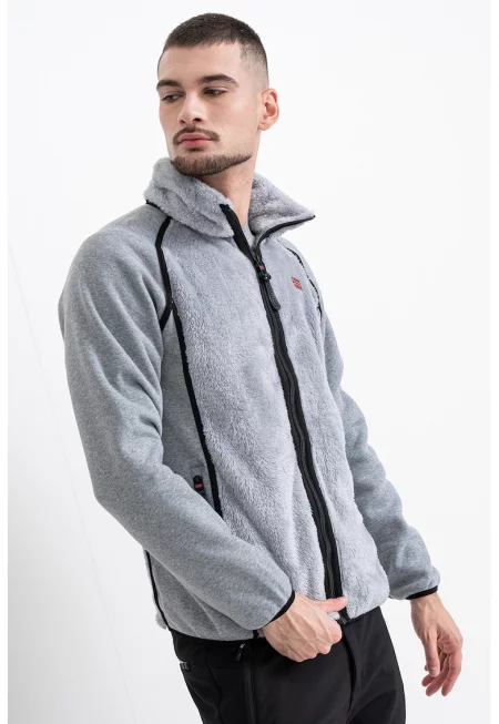 Суитшърт Titanoz с цип - Светло сив