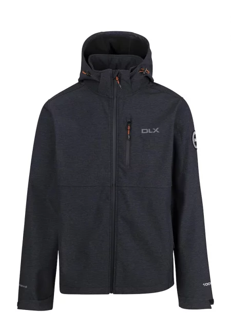 Трекинг зимно яке Justin Softshell - Черен