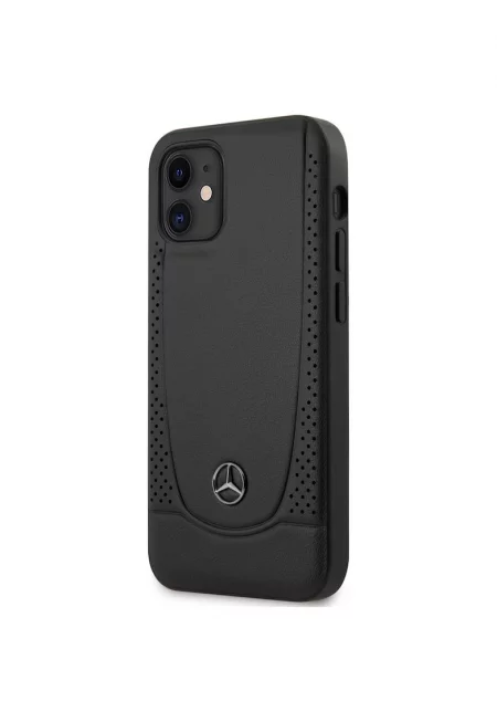 Защитен калъф  Leather Urban за iPhone 12 Mini MEHCP12SARMBK - Black