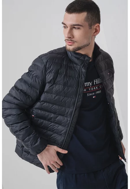 Зимно капитонирано яке - Избеляло черно