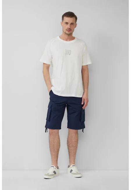 Бермуди с карго джобове - Тъмносин