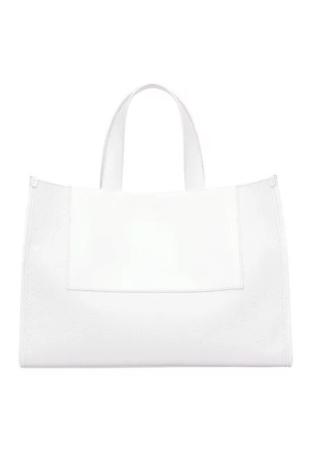 Чанта от еко кожа - Бял
