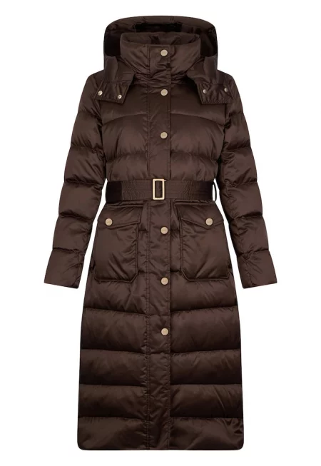 Дълго зимно яке с качулка