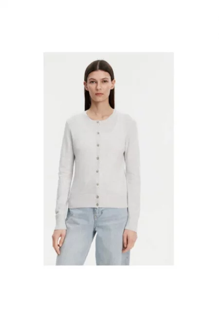Дамска блуза  443176-03 - Памучен цвят - Сив