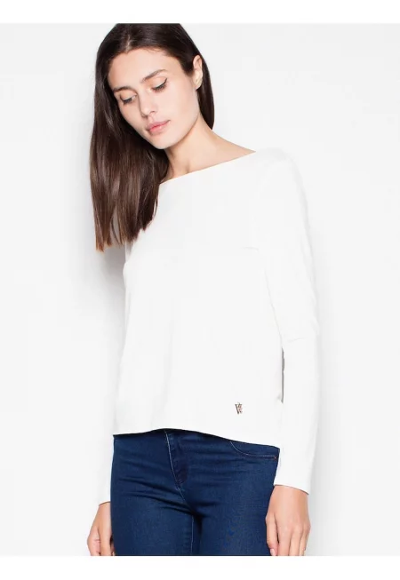 Дамска блуза  къс - дълъг ръкав - изрезка на гърба - бежово - вискоза