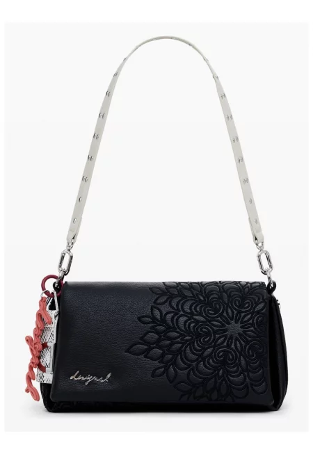 Дамска черна чанта 25WAXPBD - Черен - Универсален