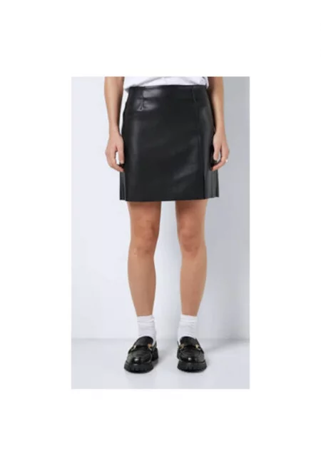 Дамска пола -  302788224 - кожа - черна - Черен