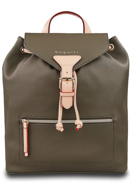 Дамска раница - Маслинено зелено