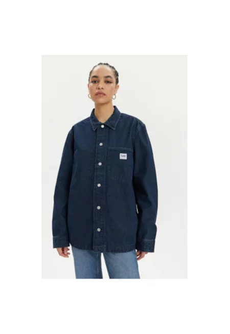 Дамска риза -  303592721 - Памук - Син