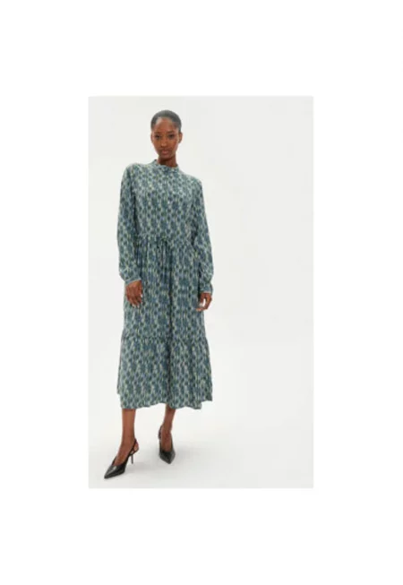 Дамска рокля -  303738570 - Вискоза - Зелена