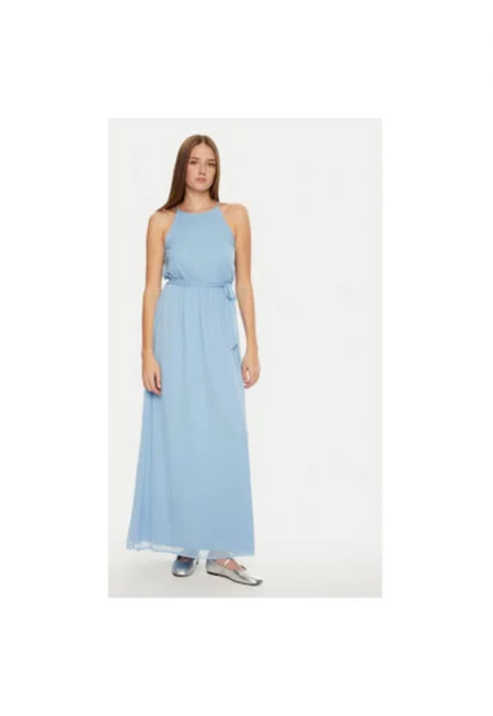 Дамска рокля -  304903090 - Полиестер - Син
