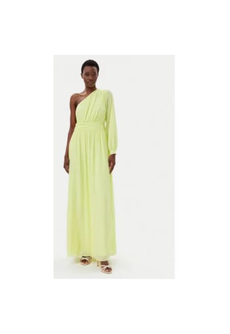 Дамска рокля  CFC0123856003 - Полиестер - Жълт