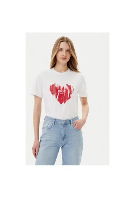 Дамска тениска  10019318 30046948 - Памук - Бяла - Бял