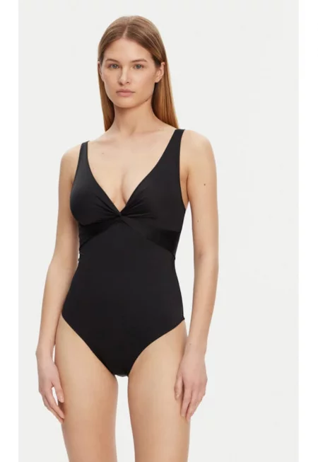 Дамски бански - Дорина - 305235244 - Полиестер/Еластан - Черен - Черен