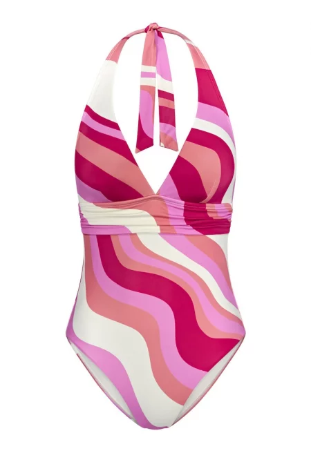 Дамски бански костюм  10222303 - Полиамид/Еластан - Розов