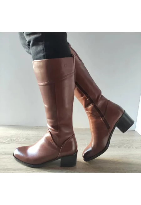 Дамски боти  25500-41 Cognac Brown - Brown -