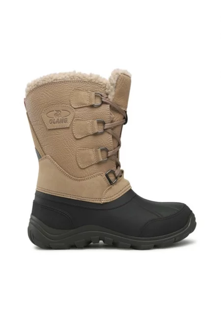 Дамски боти -  82051 - Синтетика - Бежови