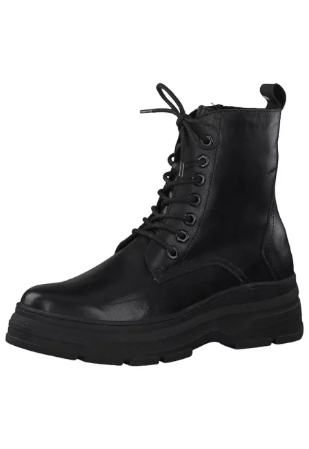 Дамски боти  Естествена кожа Черни