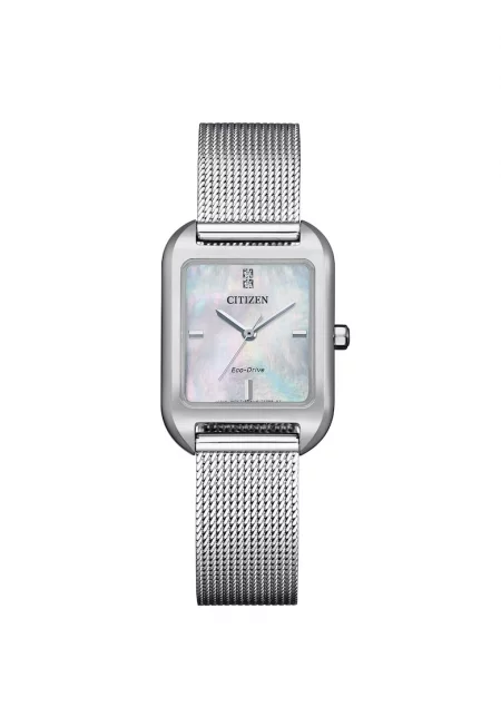 Дамски часовник -  Стомана - 31x23.5mm - Сребрист