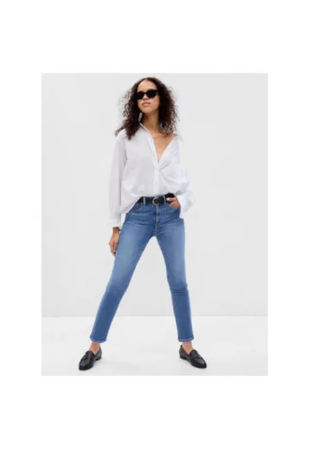 Дамски дънки -  303615819 - Памук - Син - Син