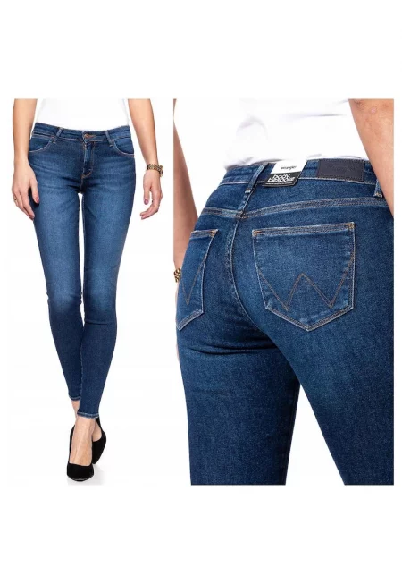 Дамски дънки -  Skinny - 7847-184 - Памучни - Дълги - Petite - Дънкови - W24-L32 US - Сини