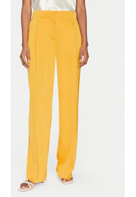 Дамски панталон - 2-ри ден - 305138927 - Полиестер - Жълт