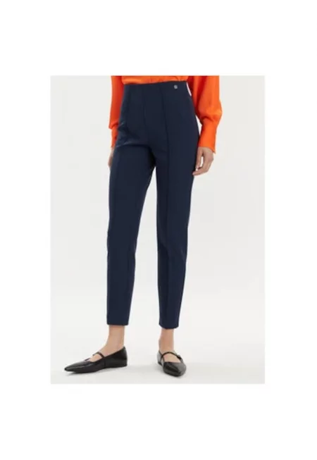 Дамски панталон -  303565879 - Полиестер - Син