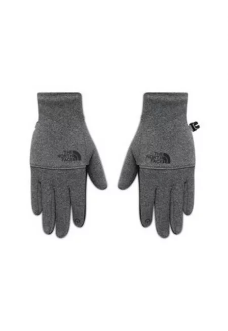 Дамски ръкавици -  текстил - сиви - 24.5 см