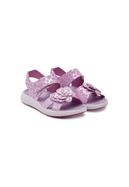 Дамски сандали - 7898600 -  Естествена кожа - Розов - Розово