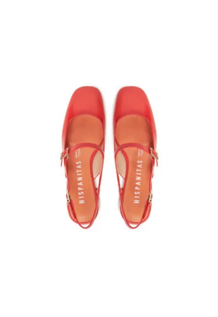 Дамски сандали - HV253818 -  Естествена кожа - Червени - Червен