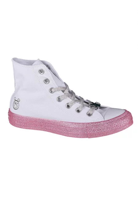 Дамски спортни обувки -  x Miley Cyrus Chuck Taylor - Canvas - Бяло - 37