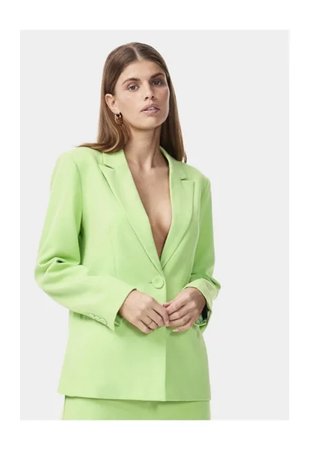 Дамско яке - яс - Зелено - Полиестер - Зелен
