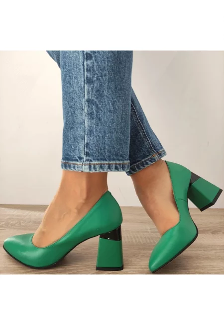 Елегантни дамски обувки  2085-2 Green - Зелени