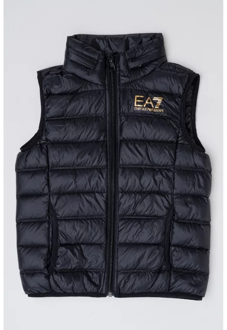 Елек с пухена вата и качулка